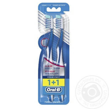 Зубная щетка Oral-B Pro-Expert Complete 7 средняя купить, цены на МегаМаркет - фото 1