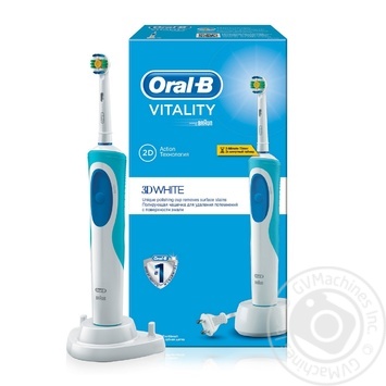 Electric Rechargeable Toothbrush Oral-B Vitality 3D White - buy, prices for MegaMarket - photo 1