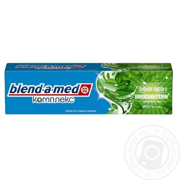 Зубная паста Blend-a-med Комплекс 7 травы 100мл купить, цены на МегаМаркет - фото 1