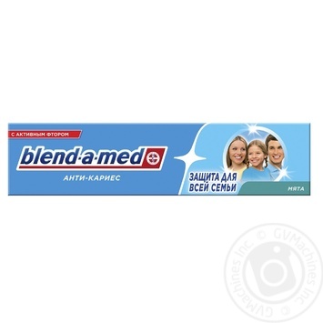 Toothpaste Blend-a-med Anti-Сaries Mint 100ml - buy, prices for MegaMarket - photo 1