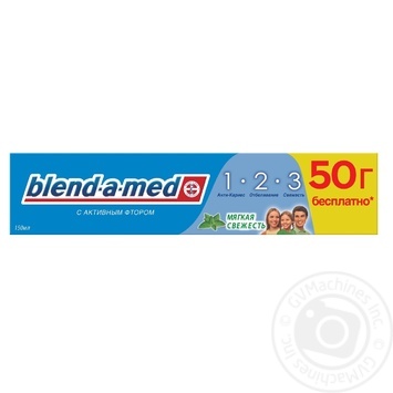 Toothpaste Blend-a-Med 3-Effect Soft Fresh 150ml - buy, prices for NOVUS - photo 7