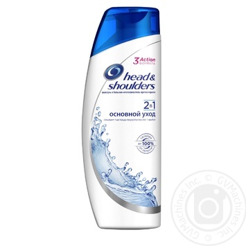 Шампунь Head & Shoulders проти лупи основний догляд 2в1 200мл купити, ціни на МегаМаркет - фото 1