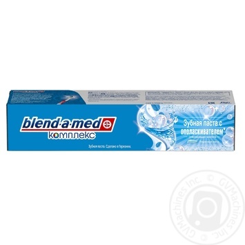 Зубная паста Blend-a-med Комплекс 7 с ополаскивателем 100мл купить, цены на МегаМаркет - фото 1