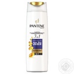 Шампунь, бальзам-ополаскиватель и интенсивный уход 3в1 Pantene Pro-V Дополнительный объем 360мл