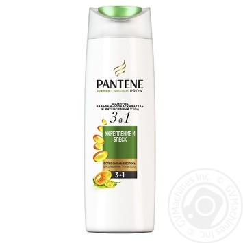 Шампунь, бальзам-ополаскиватель и интенсивный уход 3в1 Pantene Pro-V Слияние с природой Укрепление и Блеск 360мл купить, цены на МегаМаркет - фото 1