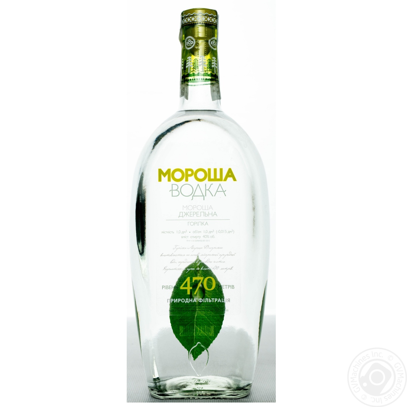 Vodka Morosha Springwater 40% 1000ml glass bottle Ukraine → Drinks → ...
