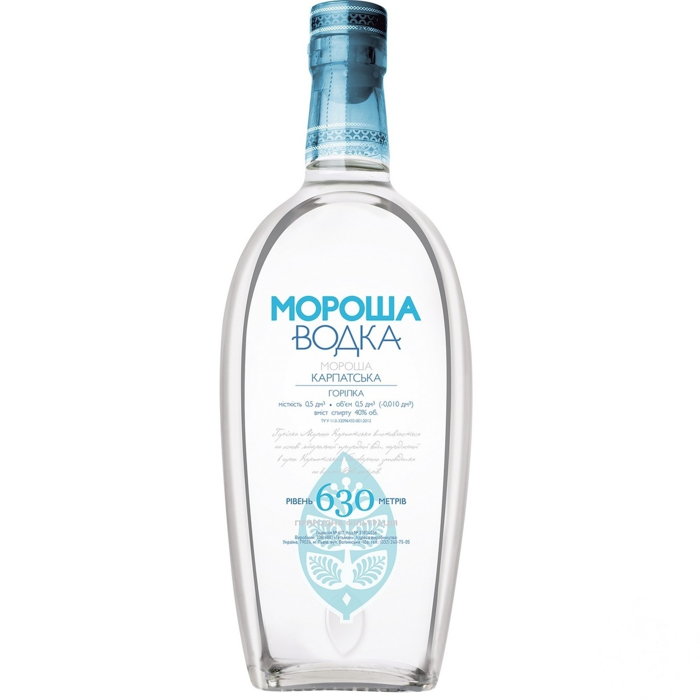 

Водка Мороша Карпатская 40% 0,5л
