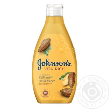 Johnson's Body Care Vita-Rich With Oil Cacao For Shower Gel 250ml - buy, prices for NOVUS - photo 1