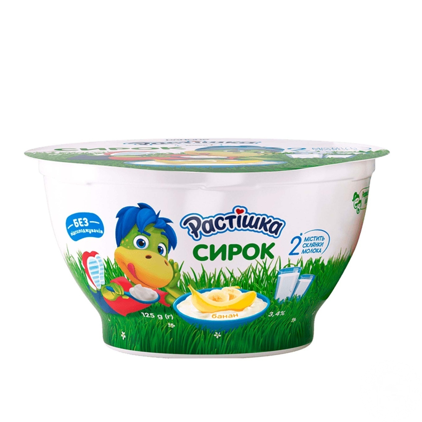 

Сырок Растишка банан 3,4% 125г