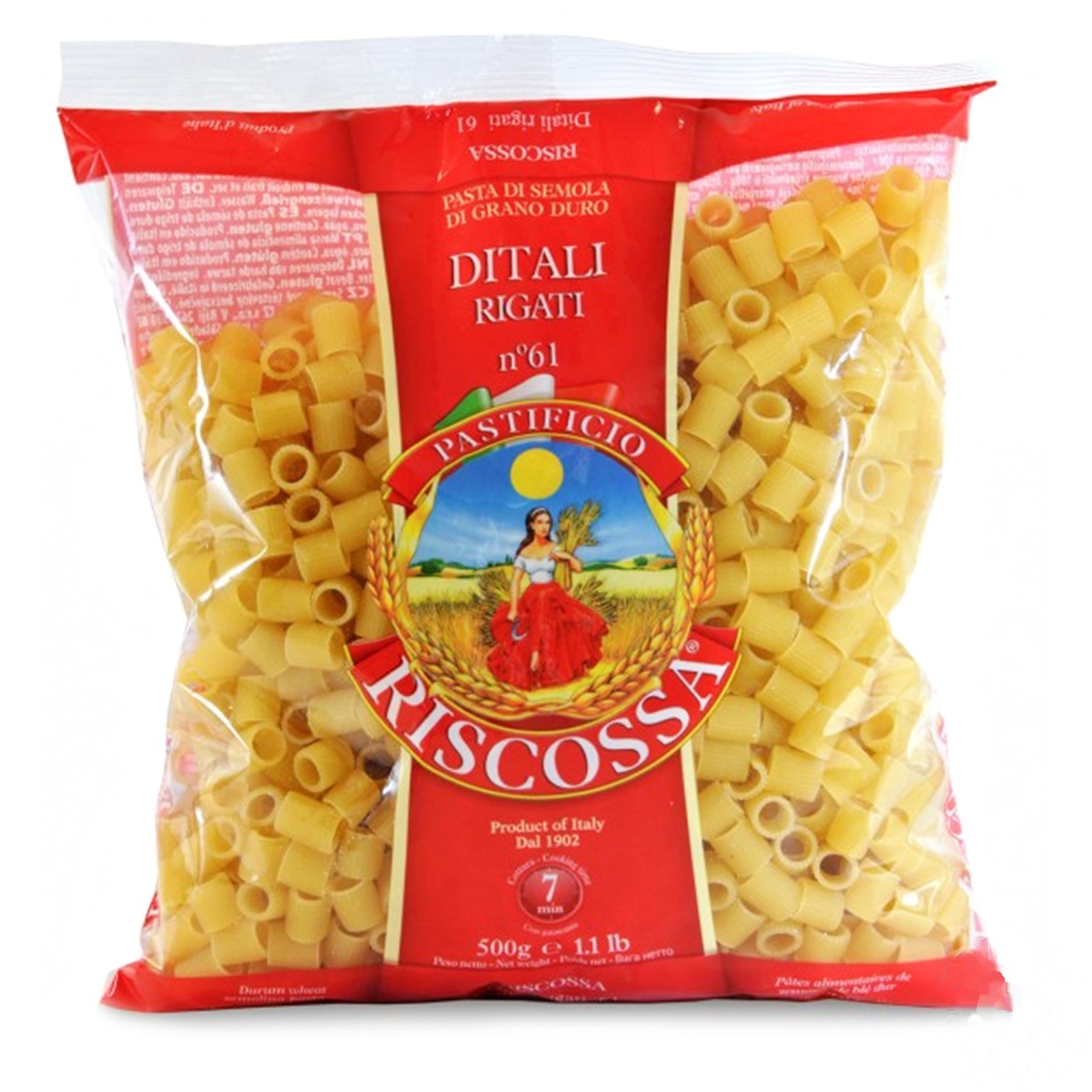 

Макаронные изделия Riscossa №61 Ditari Rigati 500г