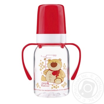 Canpol Bottle With Pattern And Handle 120ml - buy, prices for MegaMarket - photo 1