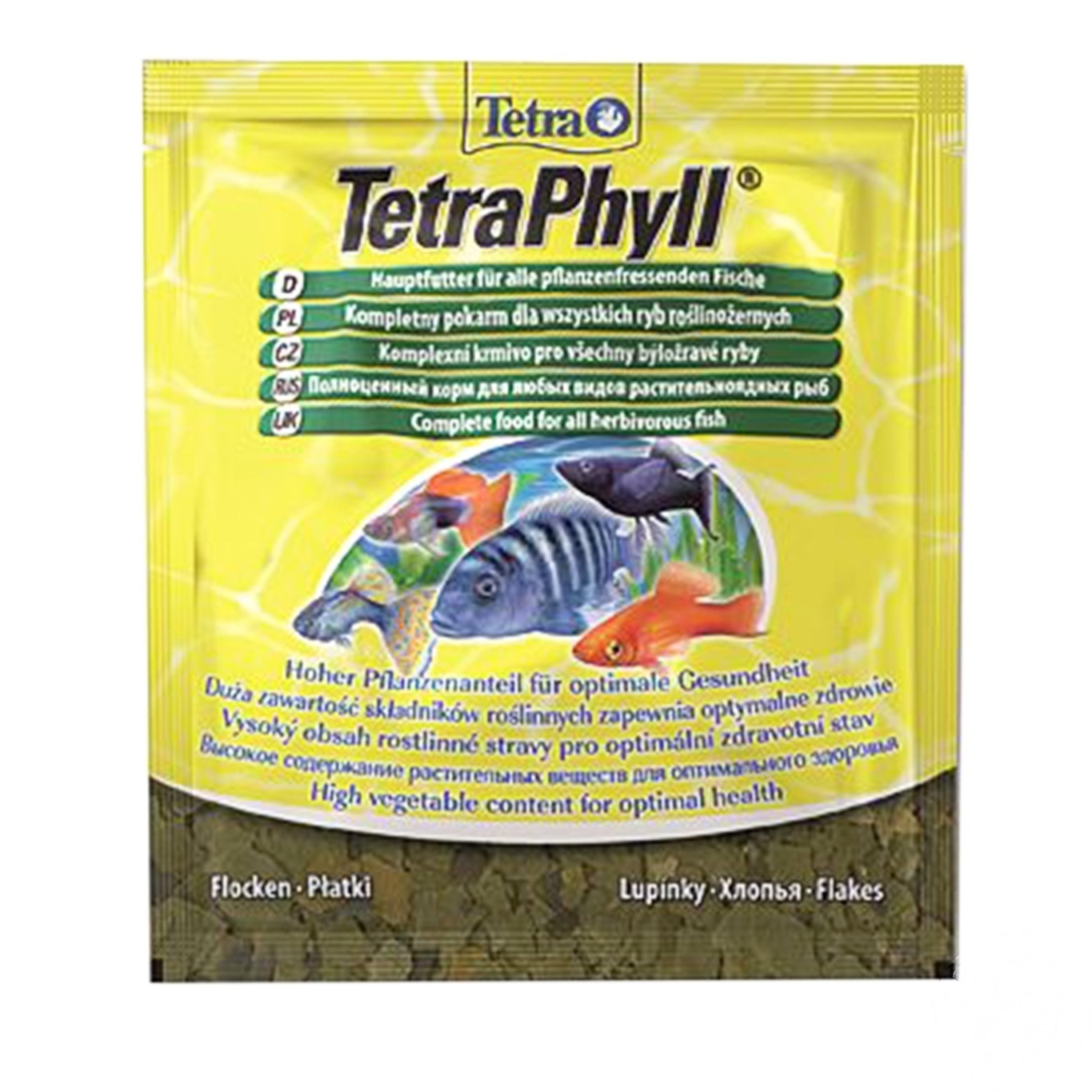 

Корм Tetra Phyll для растительноядных рыб 12г