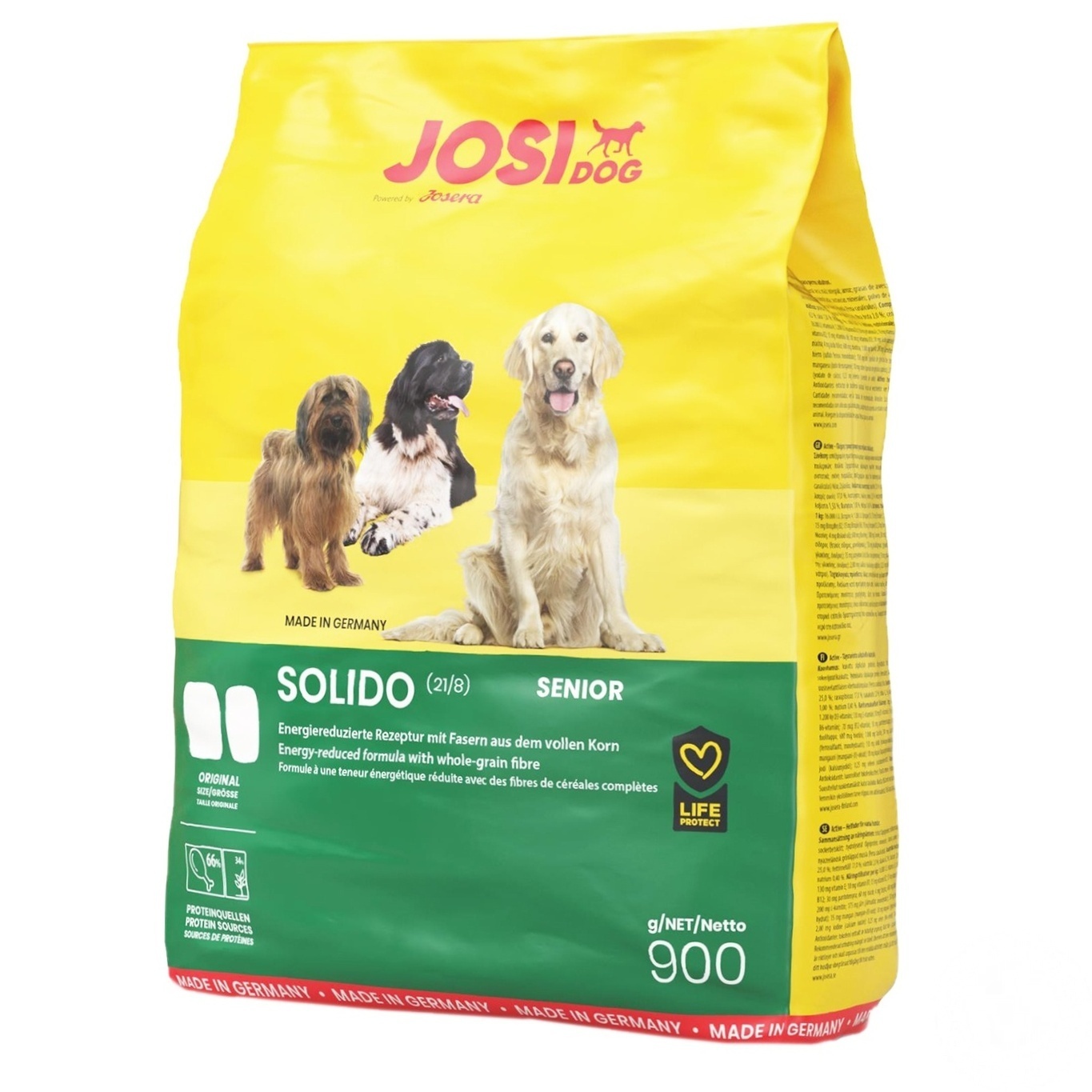 

Корм JosiDog сухой с мясом домашней птицы для собак 900г