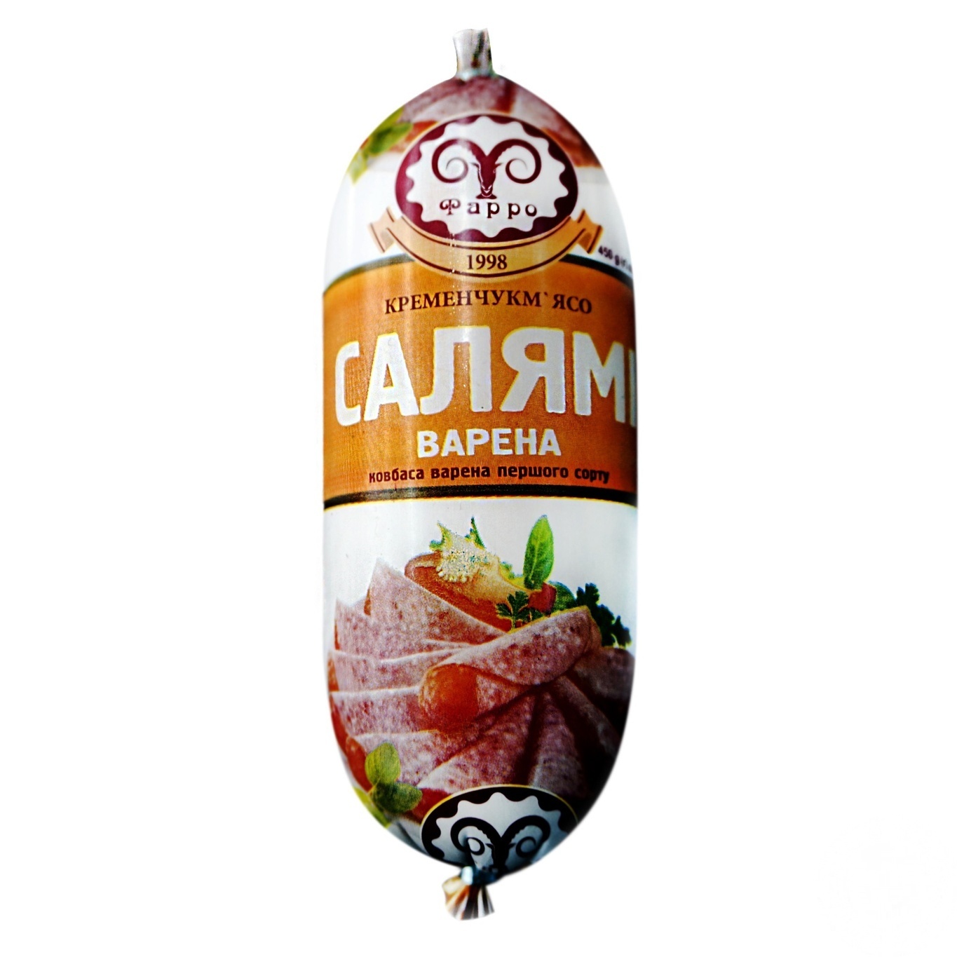 

Колбаса Фарро салями вареная первый сорт 450г