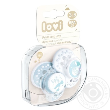 Lovi Pride & Joy Dynamic Soother 3-6month 2pcs - buy, prices for ULTRAMARKET - photo 2