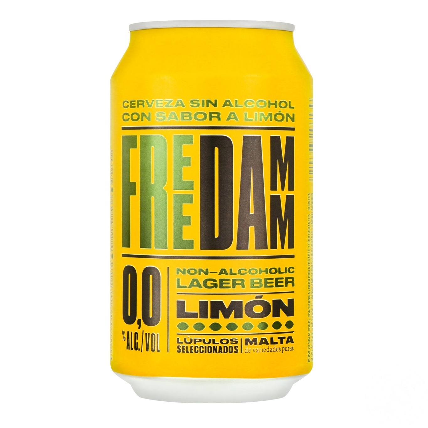 

Пиво Estrella Free Damm Lemon безалкогольное ж/б 0% 0,33л