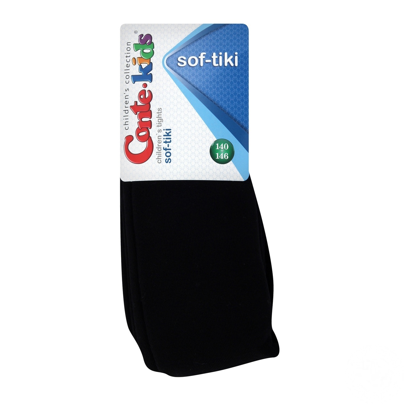 

Колготки Conte Kids Sof-Tiki детские хлопковые черные 140-146р