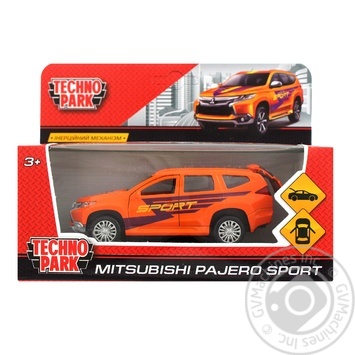 Techno Park Mitsubishi Pajero Sport Toy Car Model 1:32 - buy, prices for Tavria V - photo 1