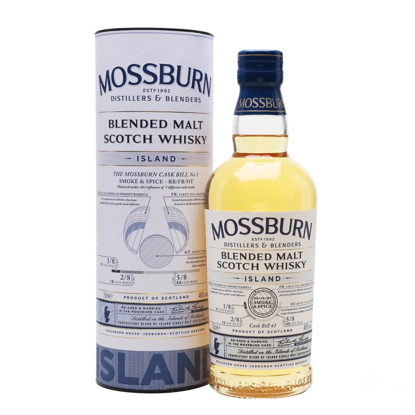 

Виски Mossburn Island 46% 0,7л