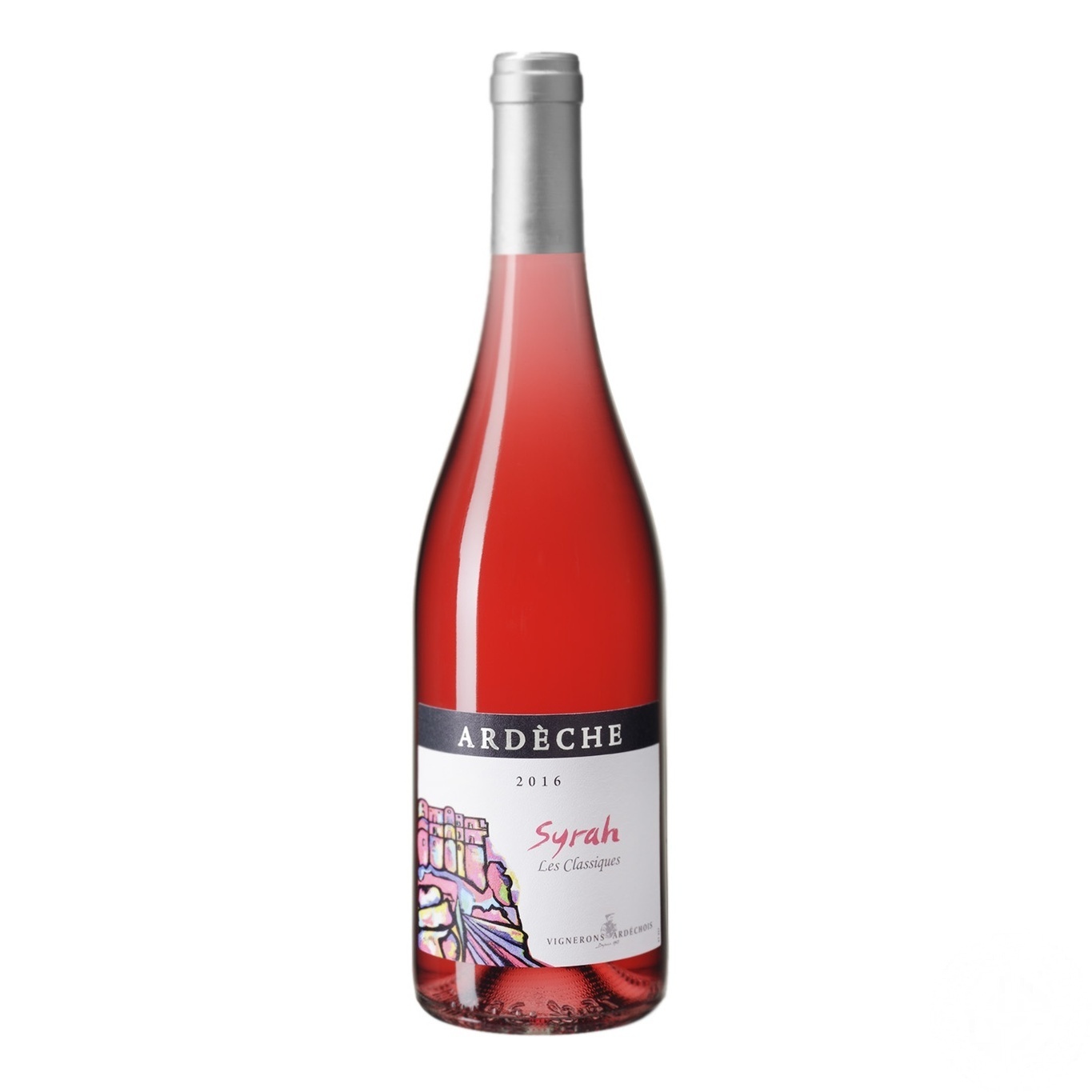 

Вино Uvica Les Classiques Syrah Rose Ardeche розовое сухое 12% 0,75л