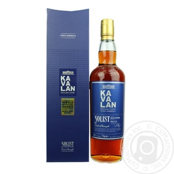 Виски Kavalan Vihno Barrique Solist Box 57,1% 0,7л - купить, цены на МегаМаркет - фото 1