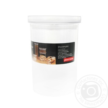 Plast Team Stockholm Round Container For Loose Products 1l - buy, prices for NOVUS - photo 1