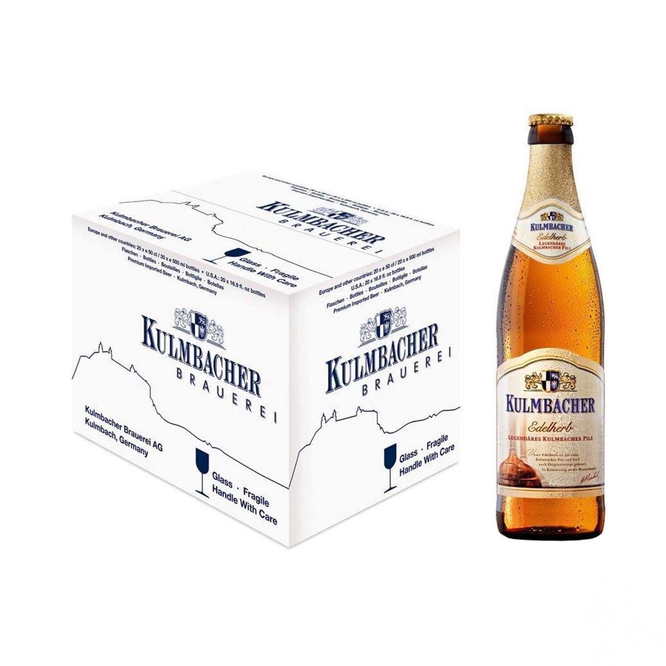 

Пиво Kulmbacher Lager светлое 4,9% 0,5л