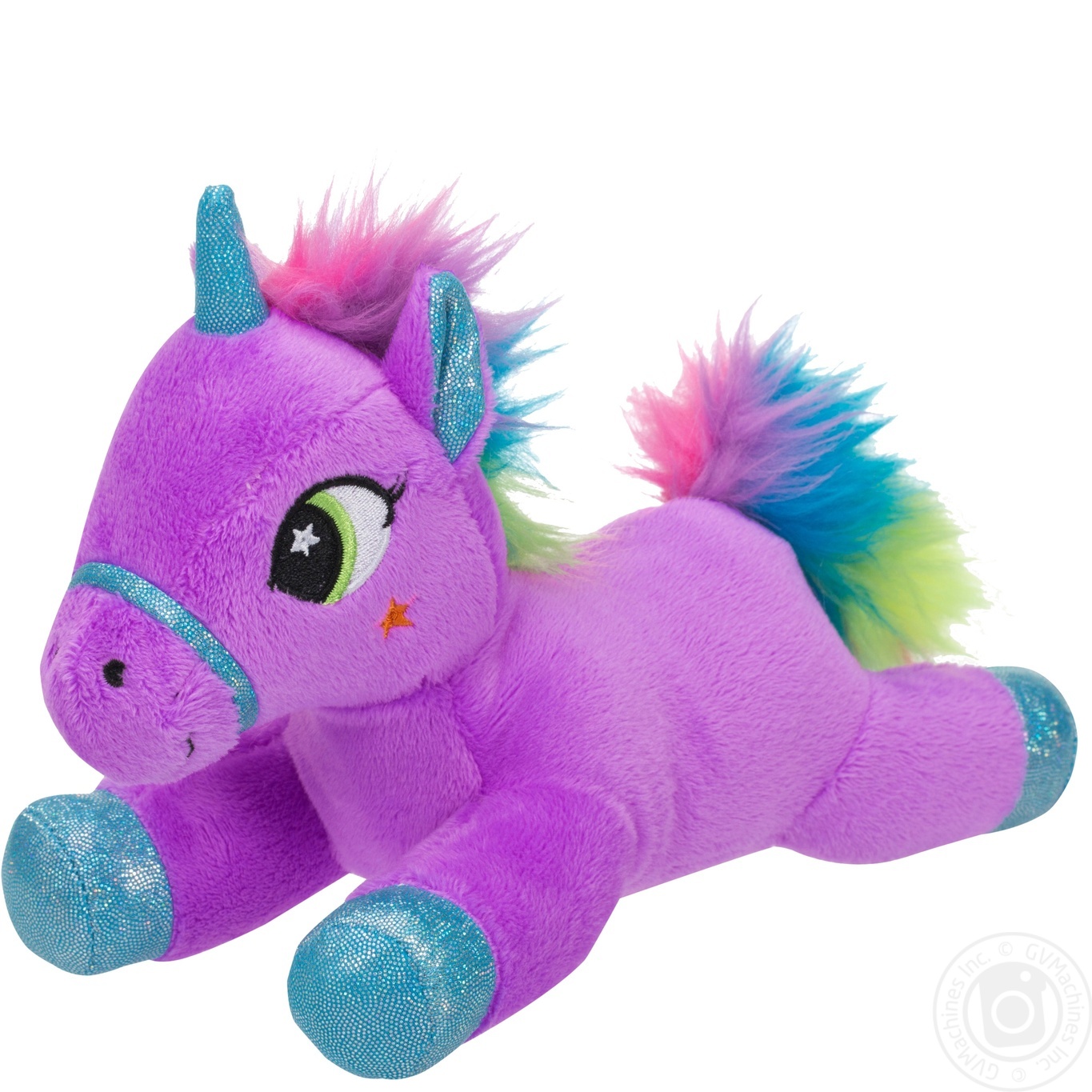 

Іграшка м`яконабивна Toyworld Єдиноріг лиловий з райдужним волос