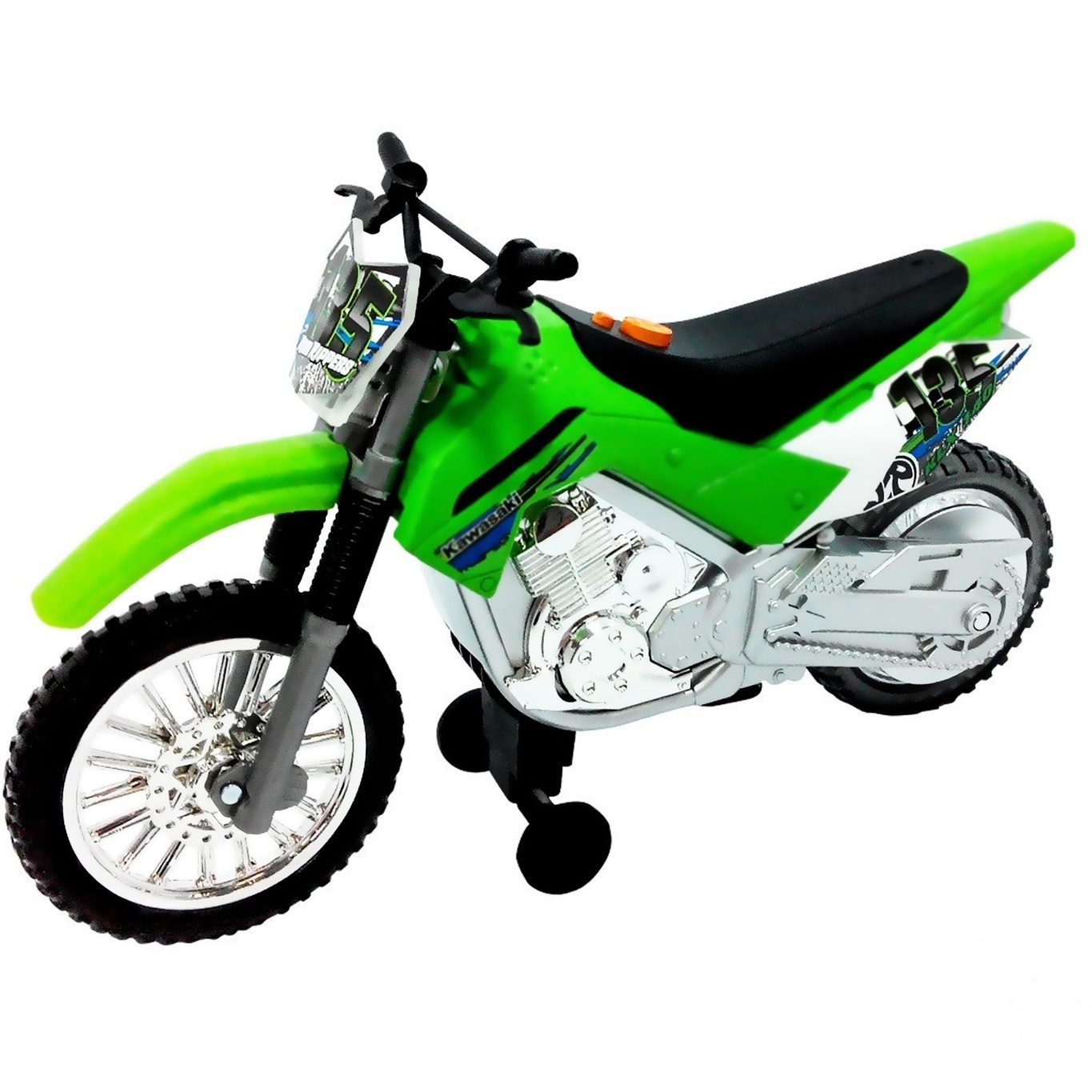 

Мотоцикл Toy State Kawasaki KLX 140 Moto-Cross Bike 25см