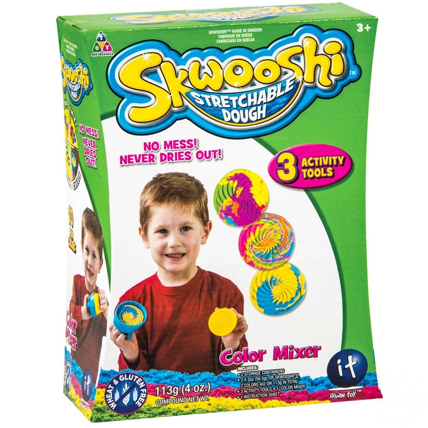 

Набор Skwooshi Irvin Toys для лепки со смесителем цветов