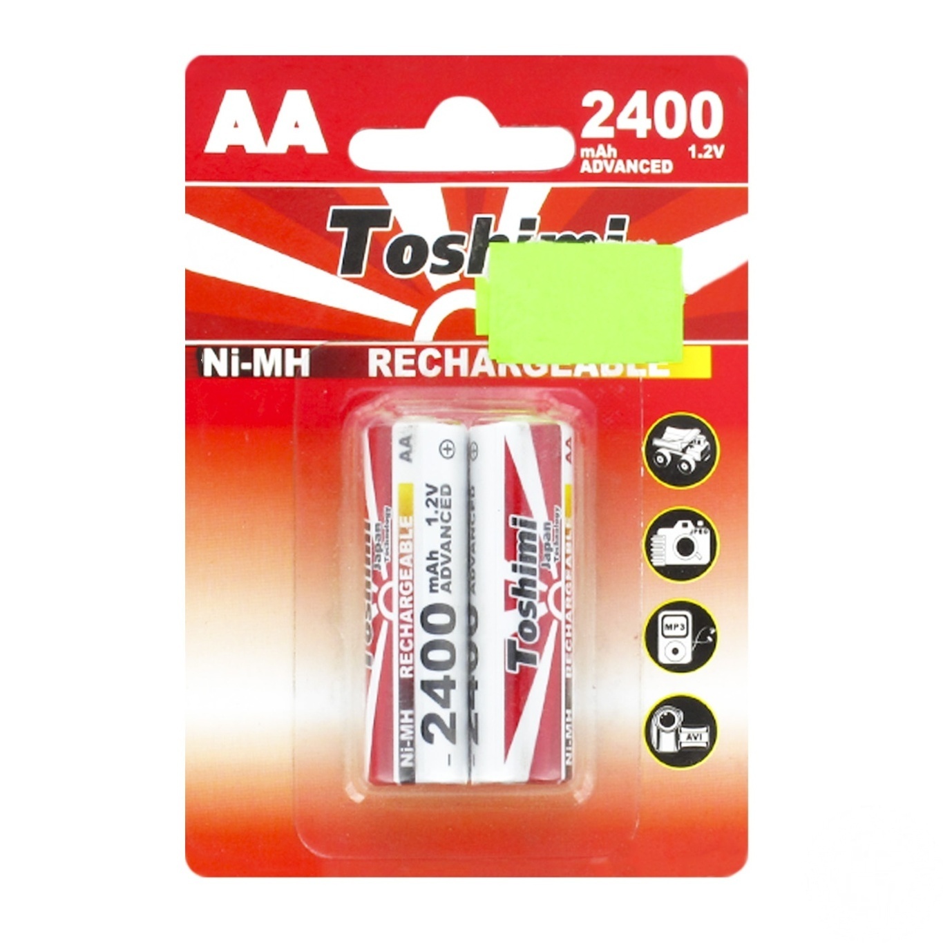 

Аккумулятор Toshimi AA NiMn 2700mAh 2шт