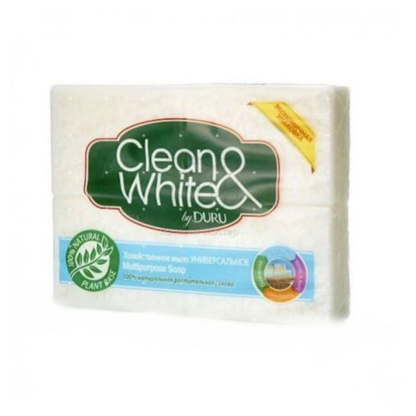 

Мыло хозяйственное Duru Cleane&White универсальное 4х125г