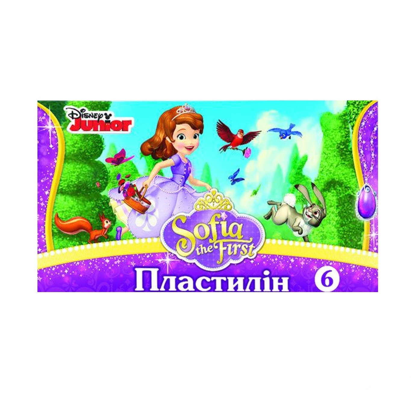 

Пластилин Мицар София 6 цветов 105г