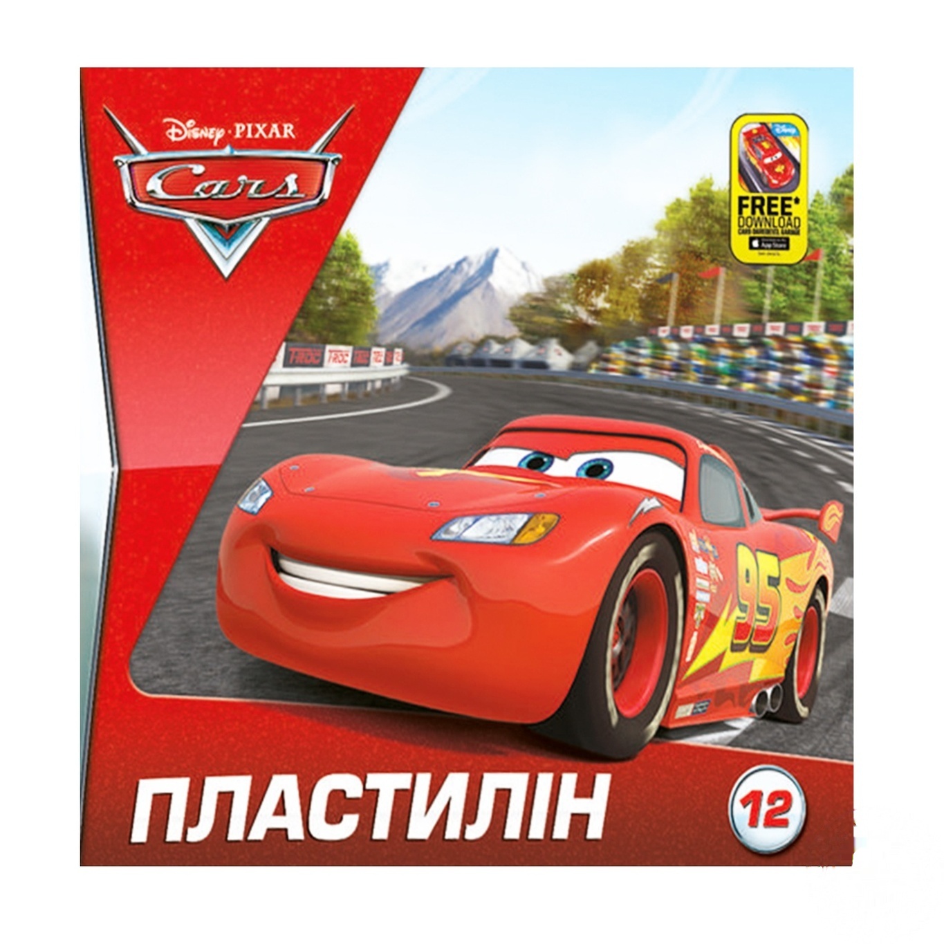 

Пластилин Мицар Cars 12 цветов 210г