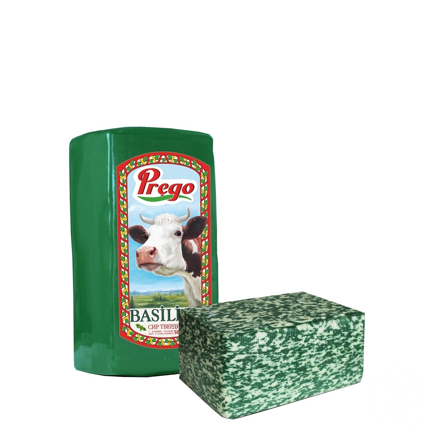 

Сыр Prego Basilico 50%