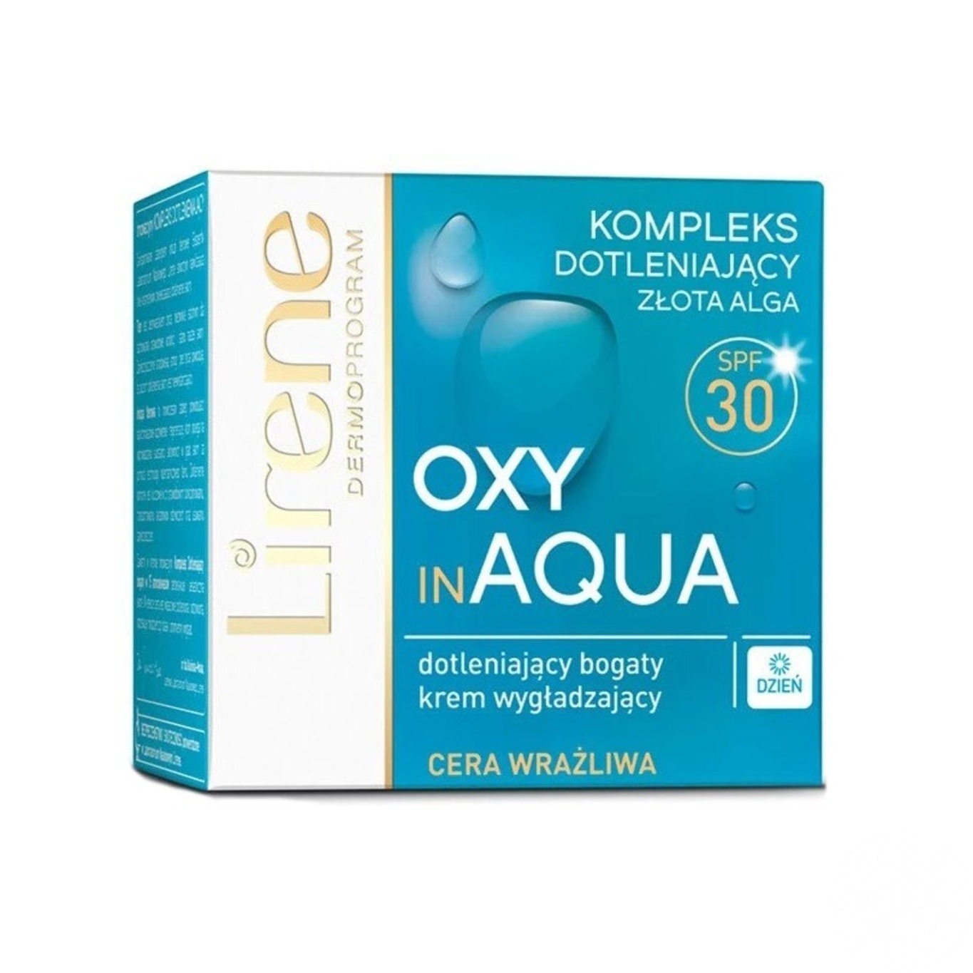 

Крем для лица Lirene Oxy in Aqua 30 SPF разглаживающий дневной 50мл