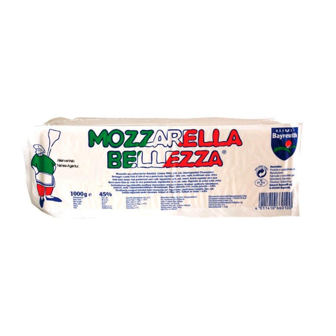 

Сыр Моцарелла 45% Belezza вес.