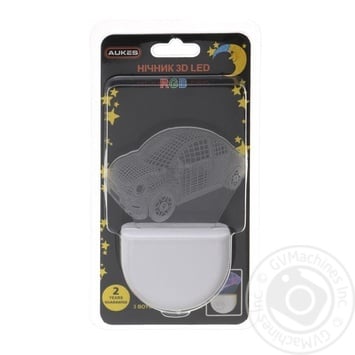 Aukes 3D Led Car Night Light - buy, prices for MegaMarket - photo 1