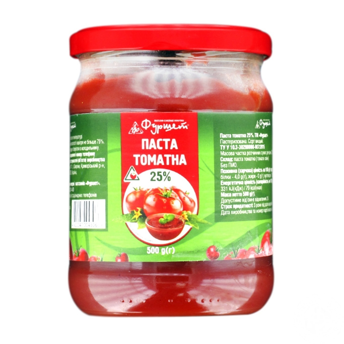 

Паста томатная Фуршет 25% 500г