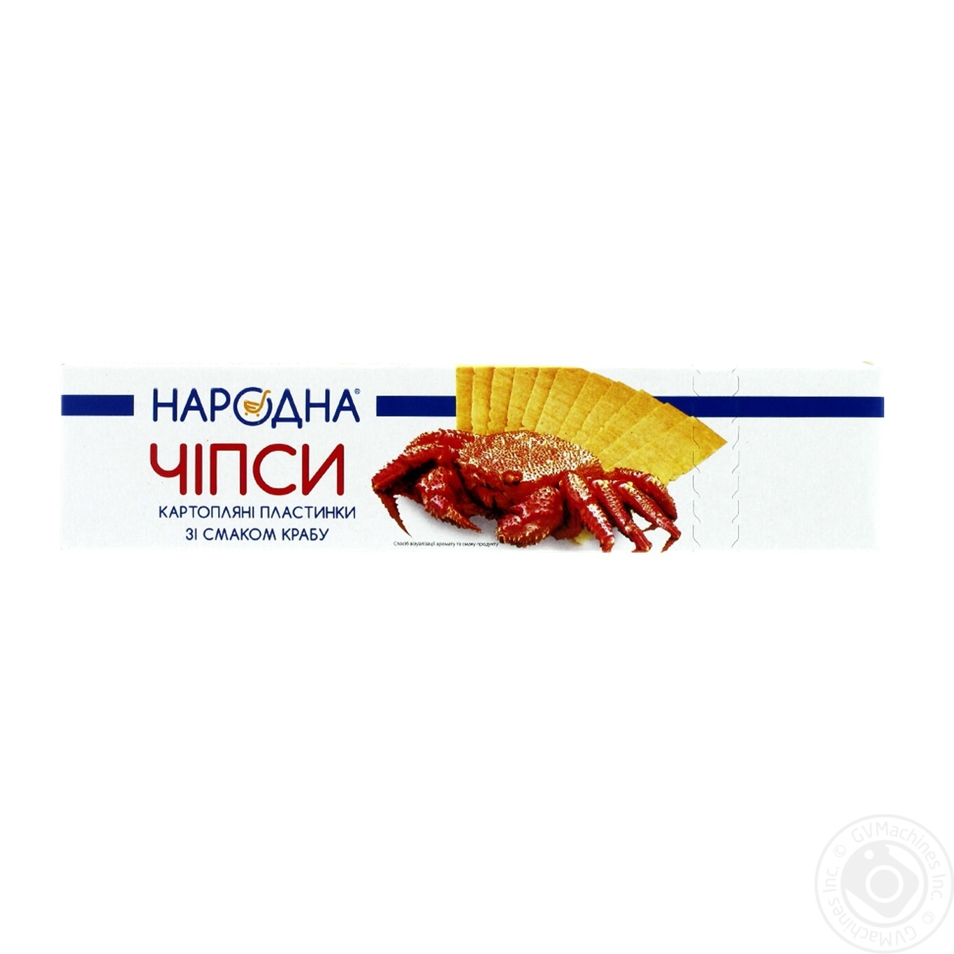 

Чипсы картофельные Краб Народная 60г