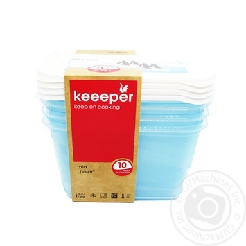 Keeeper containers set for freezing 4pcs*0.75l - buy, prices for METRO - photo 1