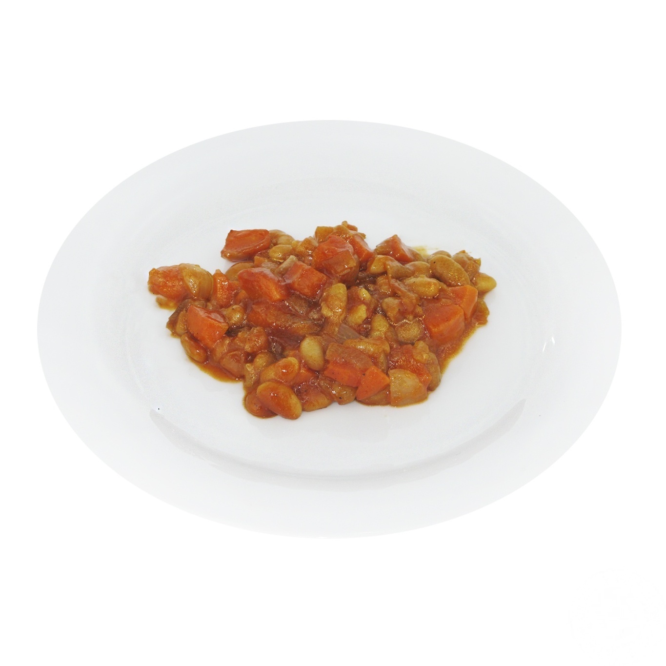 

Фасоль тушеная с овощами
