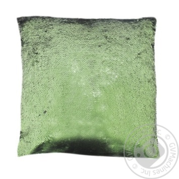 Pillow decorative green black 43Х43cm - buy, prices for METRO - photo 1