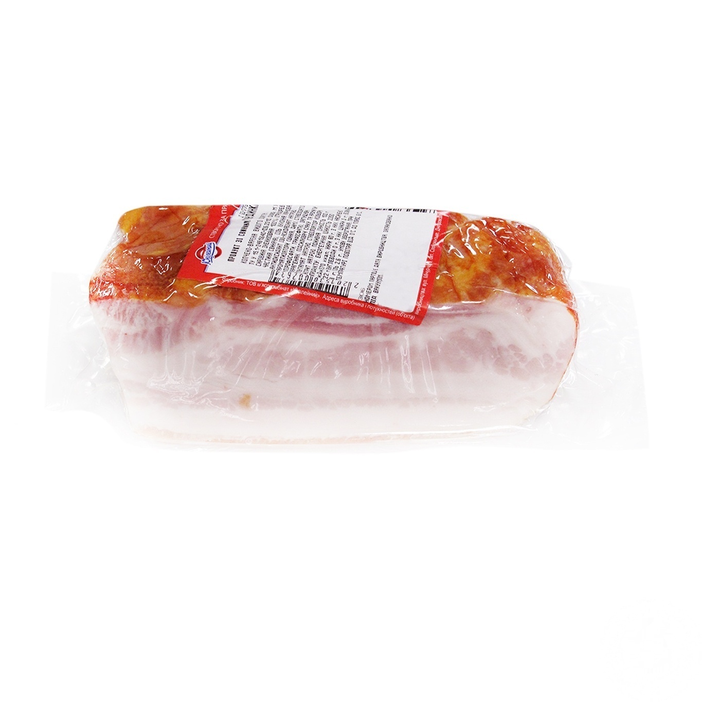 

Продукт из свинины Юбилейный Самобранка грудинка варено-копченая высшего сорта
