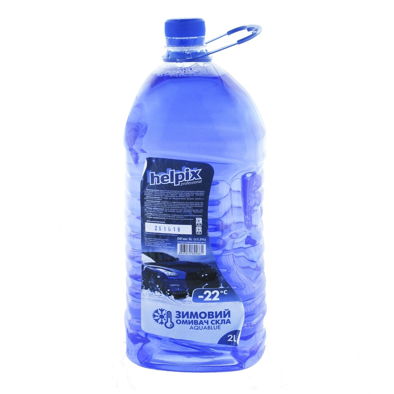 

Омивач скла helpix aquablu 2л