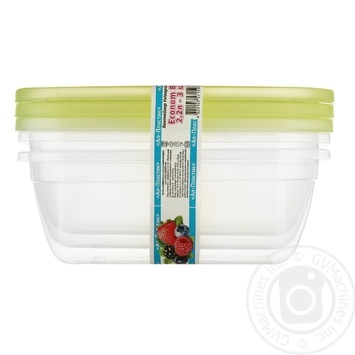 Al-Plastik Econom Food Containers Set 2.2l 3pcs - buy, prices for Tavria V - photo 1