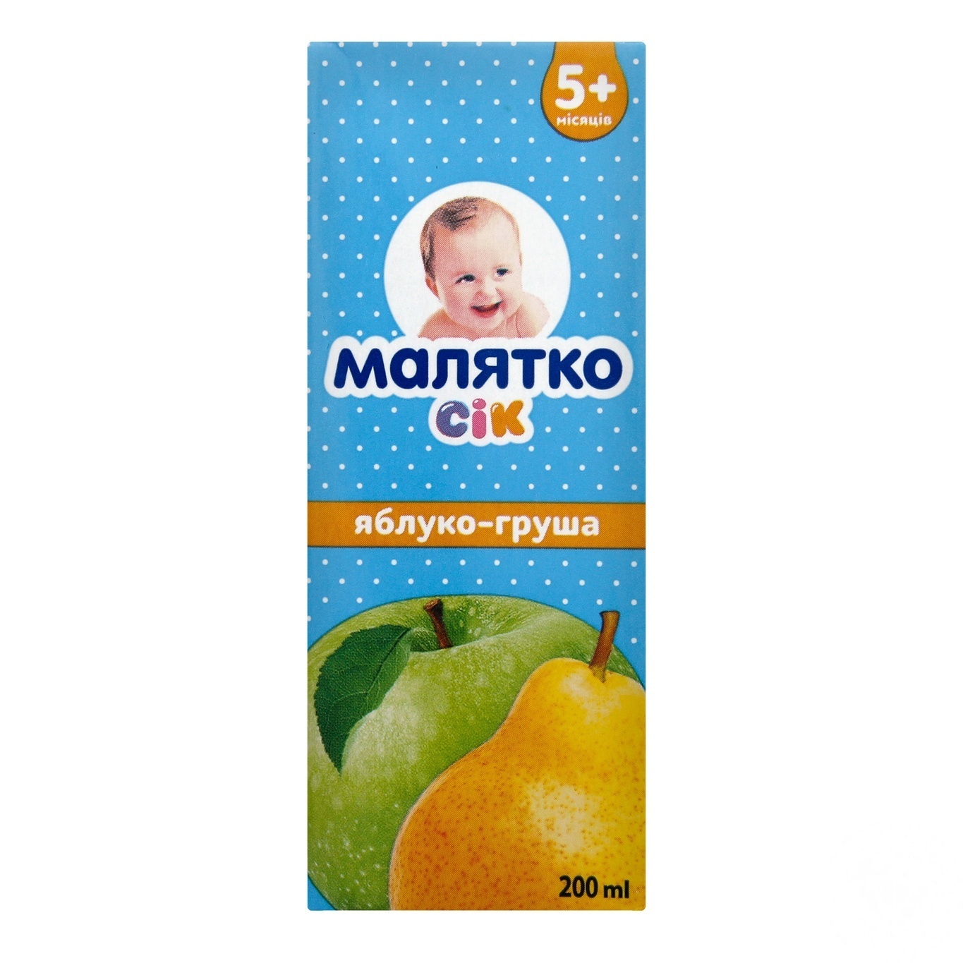 

Сок Малятко яблоко-груша 200мл