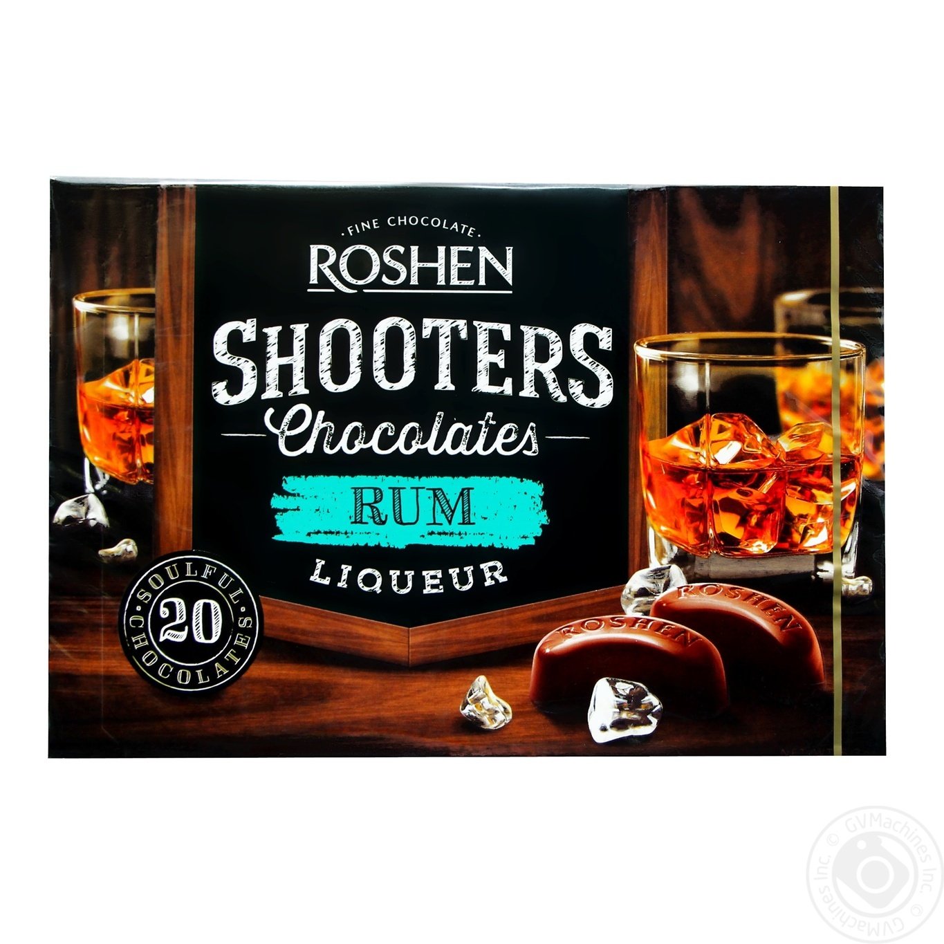 

Цукерки Рошен Shooters 150 г з ромовим лікером