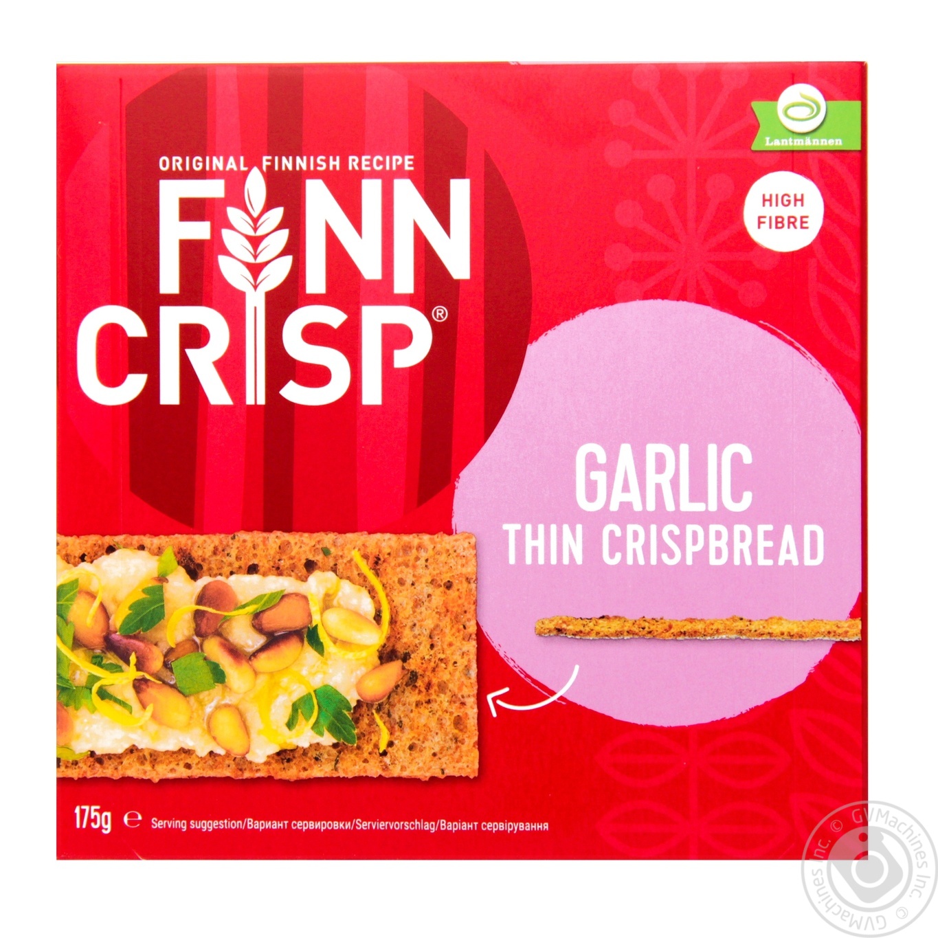 

Сухарі Фінн Крісп 175 г Garlic з часником