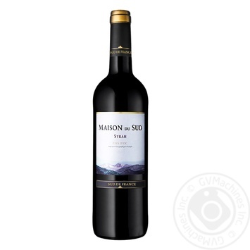 Вино Maison du Sud Syrah красное сухое 12.5% 0,75л - купить, цены на ЕКО Маркет - фото 1